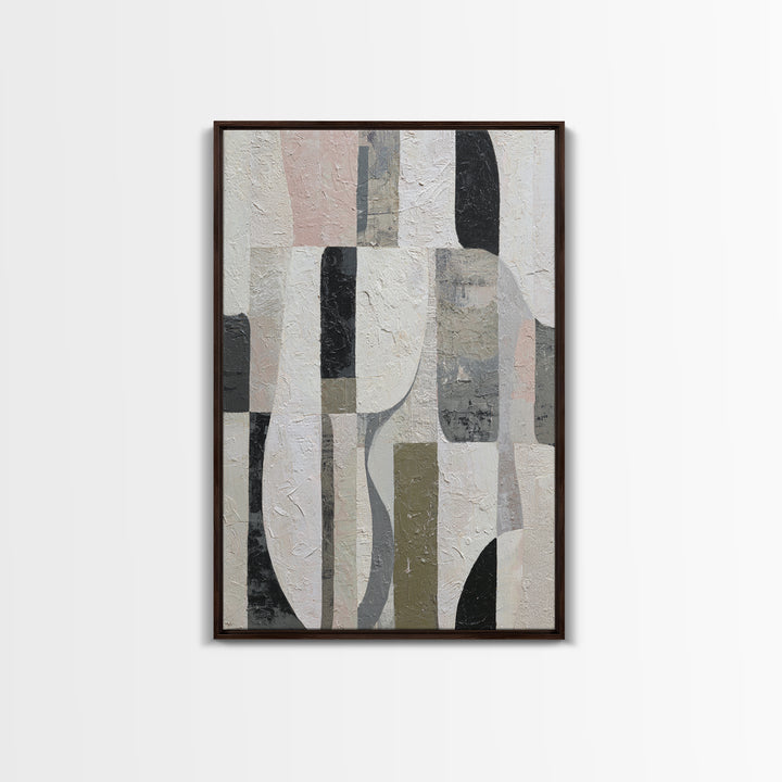 Abstract Marble Texture Canvas Print, Black and White Art, Apartment Decor, Living Room Decor, Monochrome, Photo Prints, BAW-2x3-71