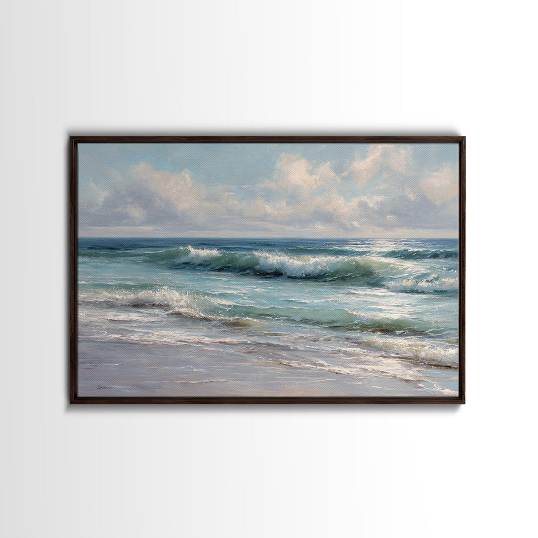 Stormy Ocean Wave Canvas Print, Black and White Art, Printable Art, Living Room Decor, Fine Art, Monochrome, Gallery Decor, BAW-3x2-38