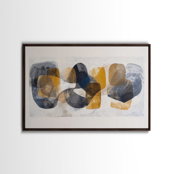 Abstract Charcoal Gestures on White Paper Canvas Print, Black and White Art, Home Decor, Living Room Decor, Monochrome, BAW-3x2-80