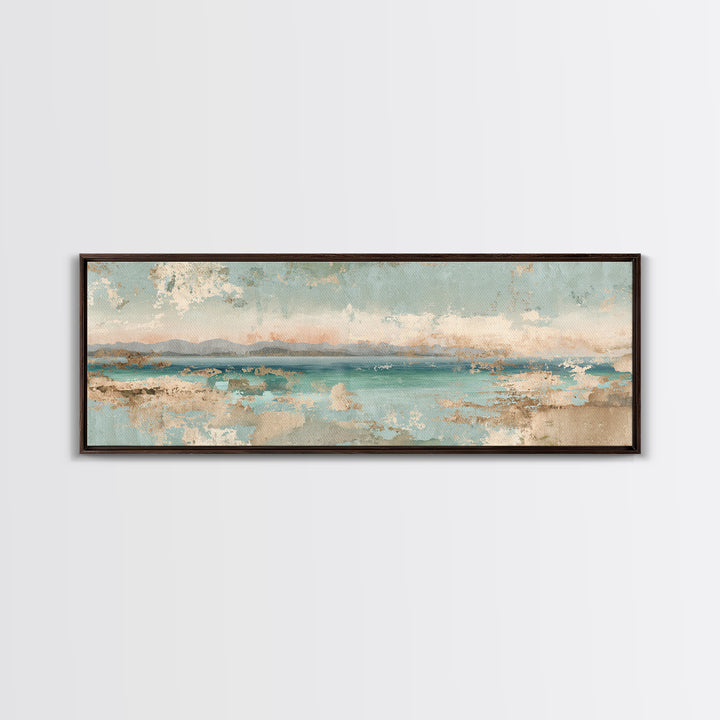 Beach Umbrella Pattern Canvas Print, Beach Art, Neutral Decor, Coastal Decor, Fine Art, Shore, Wall Art, Home Decor, Wall Decor, BEA-3x1-96