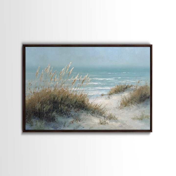 Sea Oats Swaying Canvas Print, Beach Art, Nautical Decor, Coastal Decor, Fine Art, Shore, Modern Decor, Fine Art Print, BEA-3x2-57