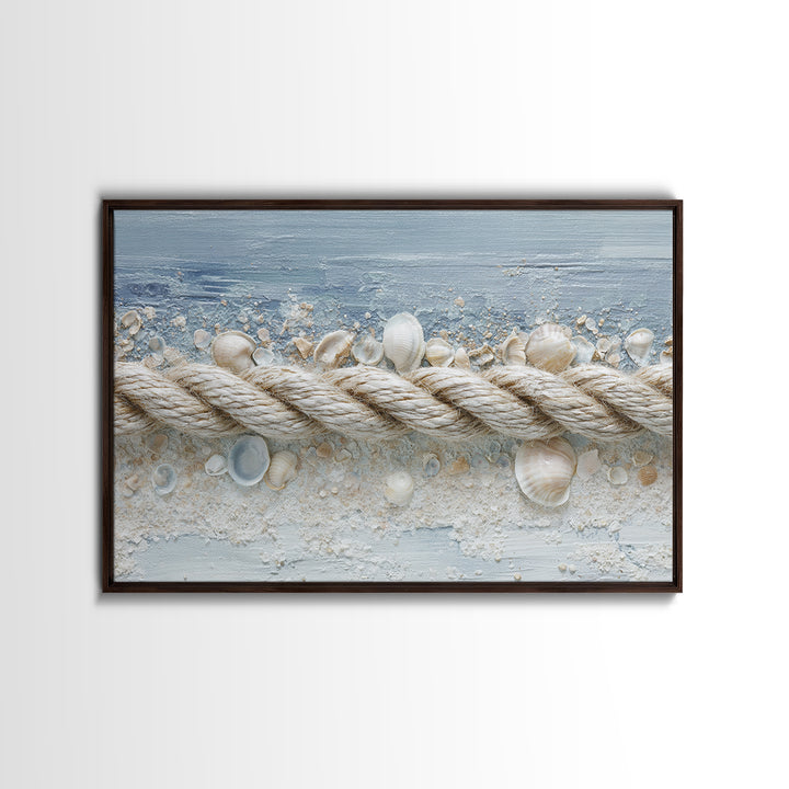Seashell Collection Painted Like Natural Specimens Canvas Print, Beach Art, Statement Artwork, Coastal Decor, Shore, BEA-3x2-80