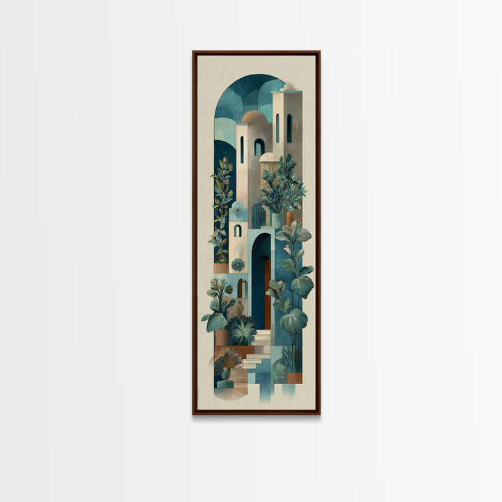 Neutral Rainbow Arches Canvas Print, Boho Art, Wall Print, Living Room Decor, Fine Art, Bohemian, Minimalist Decor, BOH-1x3-39