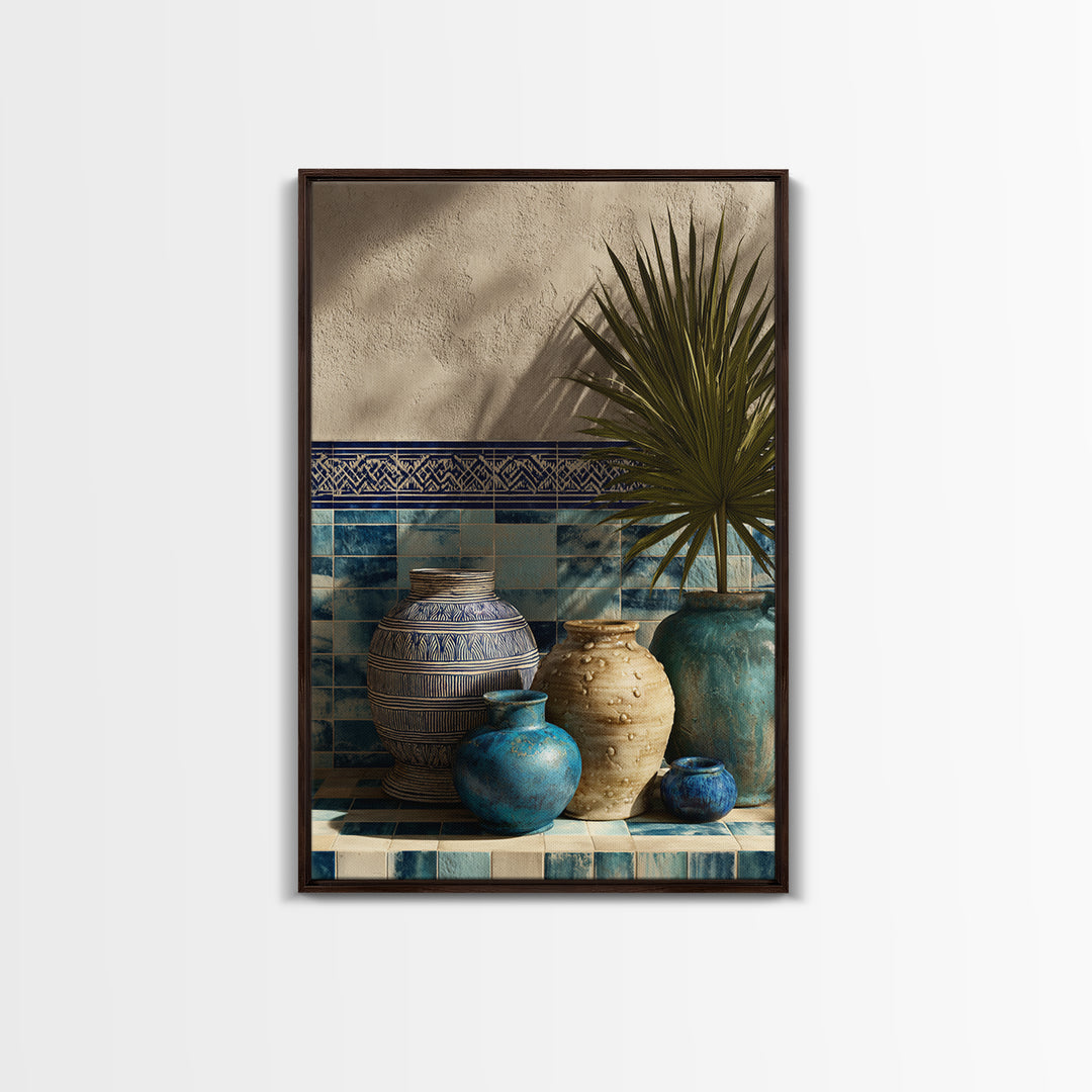 Tribal Neutral Pattern Canvas Print, Boho Art, Artwork, Living Room Decor, Fine Art, Bohemian, Boho Decor, Living Room Wall Art, BOH-2x3-70