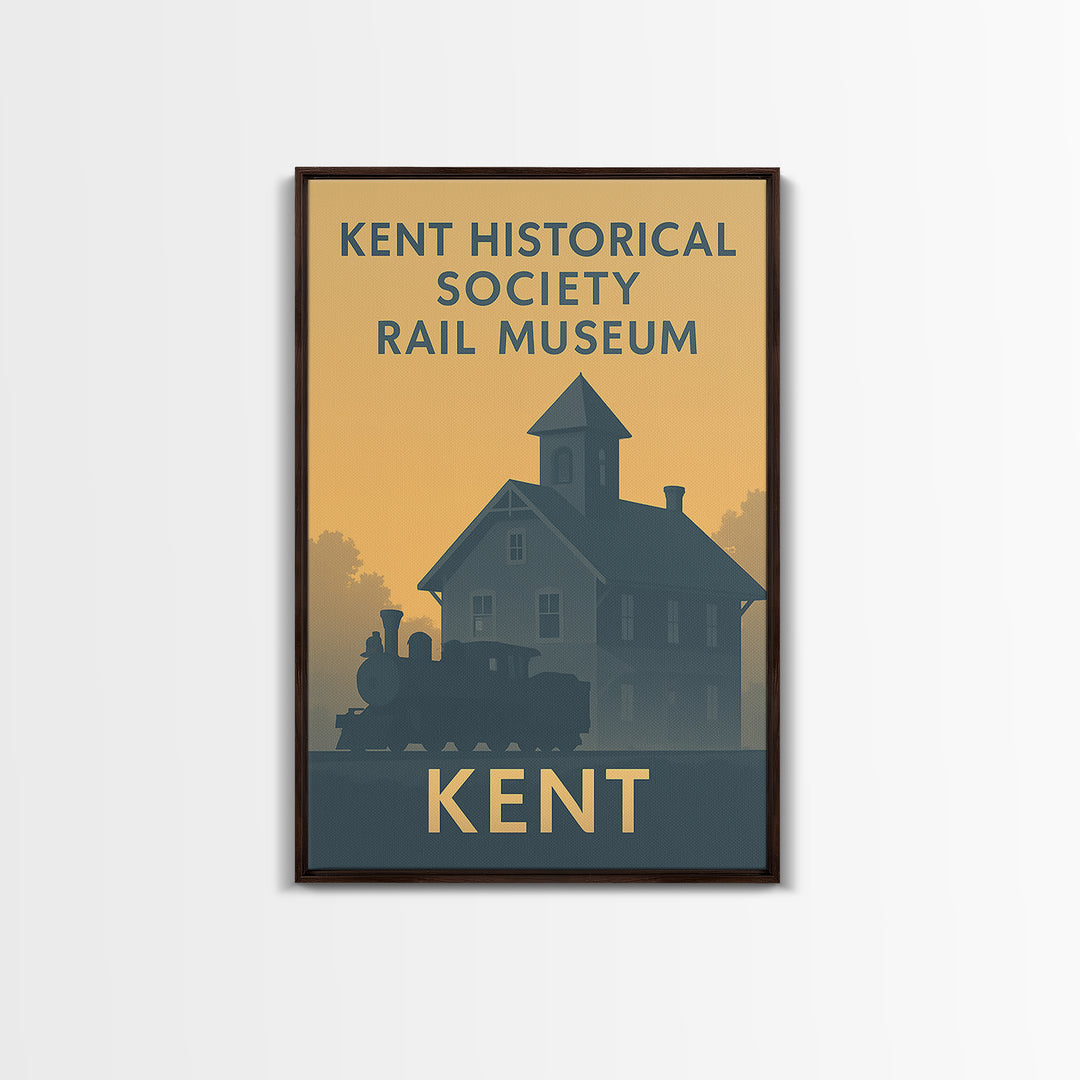 Kent Travel Poster, Canvas Print, Sunset Skyline Wall Art, Kent Poster ...