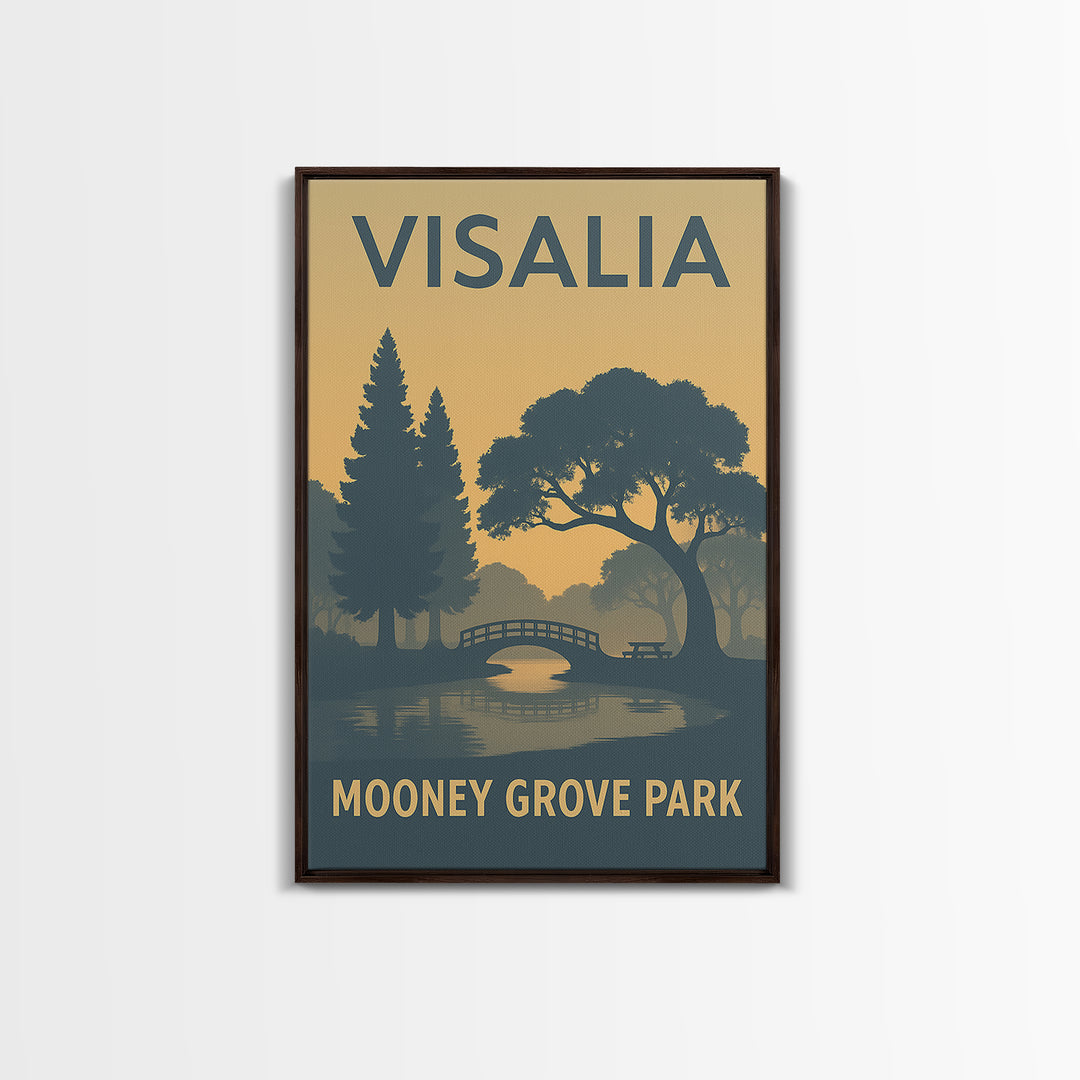 Visalia California Travel Poster, Canvas Print, Sunset Skyline Wall Art, Visalia Wall Art, Office Decor, Travel Art Print, Travel Wall Decor