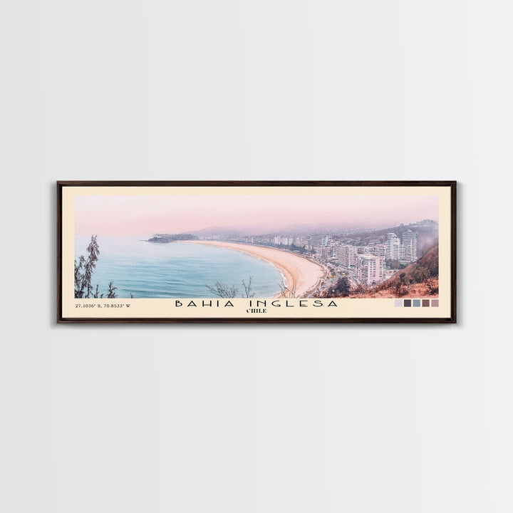 Bahia Inglesa, Chile Watercolor Print, Vacation Gift, Chile Wall Art, Vacation Wall Art, Vacatation Memories, Beach Decor, Beach Or Lakehouse Art