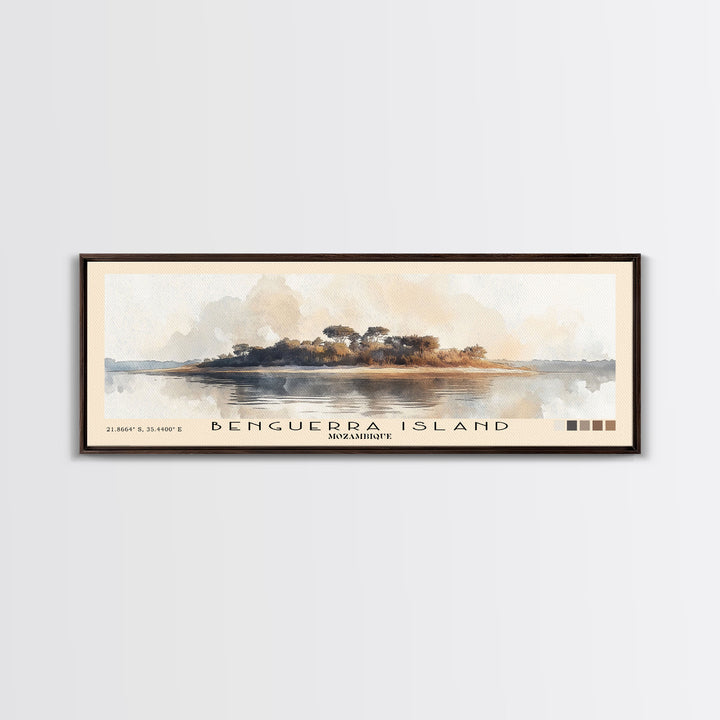 Benguerra Island, Mozambique Watercolor Print, Vacation Gift, Mozambique Wall Art, Vacation Wall Art, Vacatation Memories, Beach Decor, Beach Or Lakehouse Art