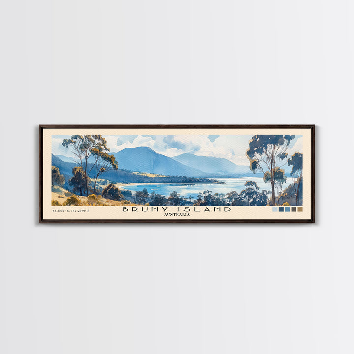 Bruny Island, Australia Watercolor Print, Vacation Gift, Australia Wall Art, Vacation Wall Art, Vacatation Memories, Beach Decor, Beach Or Lakehouse Art