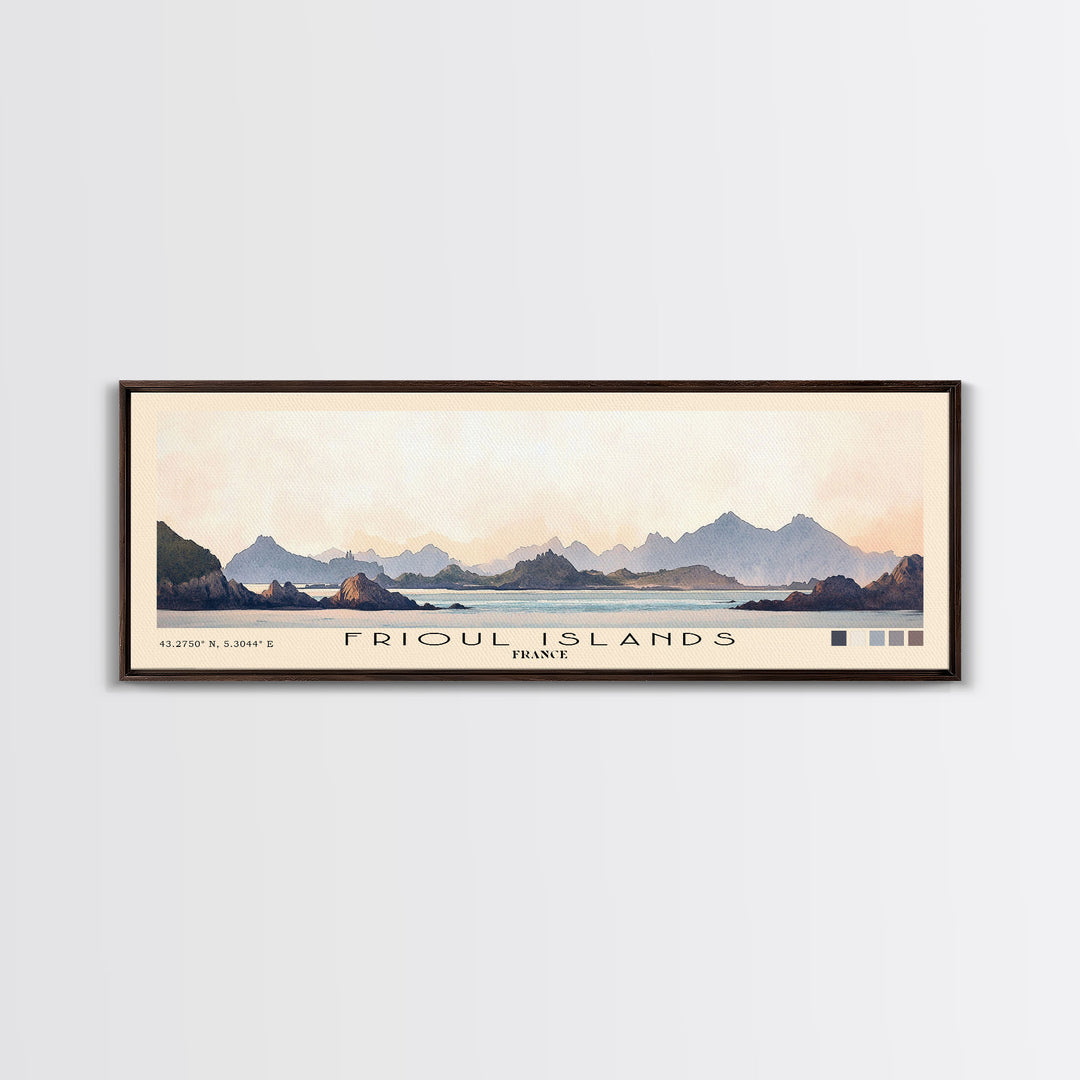 Frioul Islands, France Watercolor Print, Vacation Gift, France Wall Art, Vacation Wall Art, Vacatation Memories, Beach Decor, Beach Or Lakehouse Art