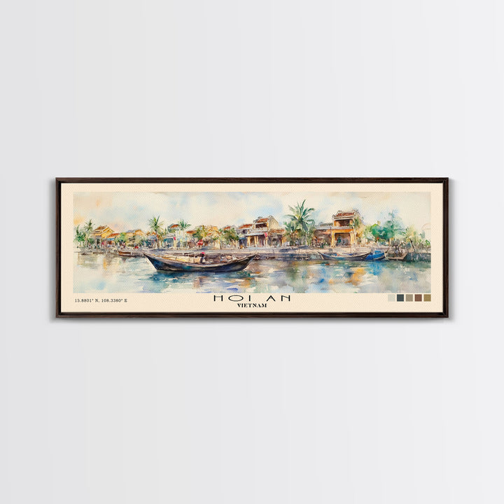 Hoi An, Vietnam Watercolor Print, Vacation Gift, Vietnam Wall Art, Vacation Wall Art, Vacatation Memories, Beach Decor, Beach Or Lakehouse Art
