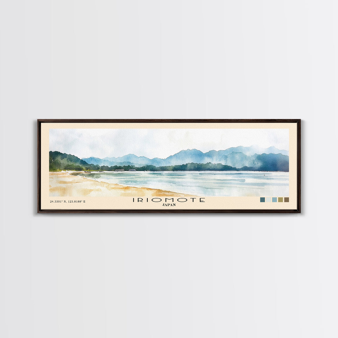 Iriomote, Japan Watercolor Print, Vacation Gift, Japan Wall Art, Vacation Wall Art, Vacatation Memories, Beach Decor, Beach Or Lakehouse Art