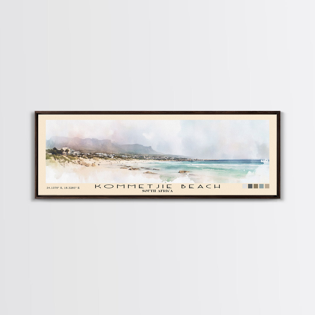 Kommetjie Beach, South Africa Watercolor Print, Vacation Gift, South Africa Wall Art, Vacation Wall Art, Vacatation Memories, Beach Decor, Beach Or Lakehouse Art