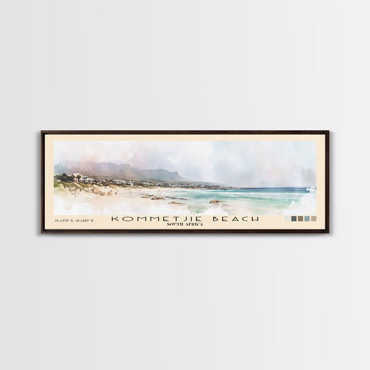 Kommetjie Beach, South Africa Watercolor Print, Vacation Gift, South Africa Wall Art, Vacation Wall Art, Vacatation Memories, Beach Decor, Beach Or Lakehouse Art
