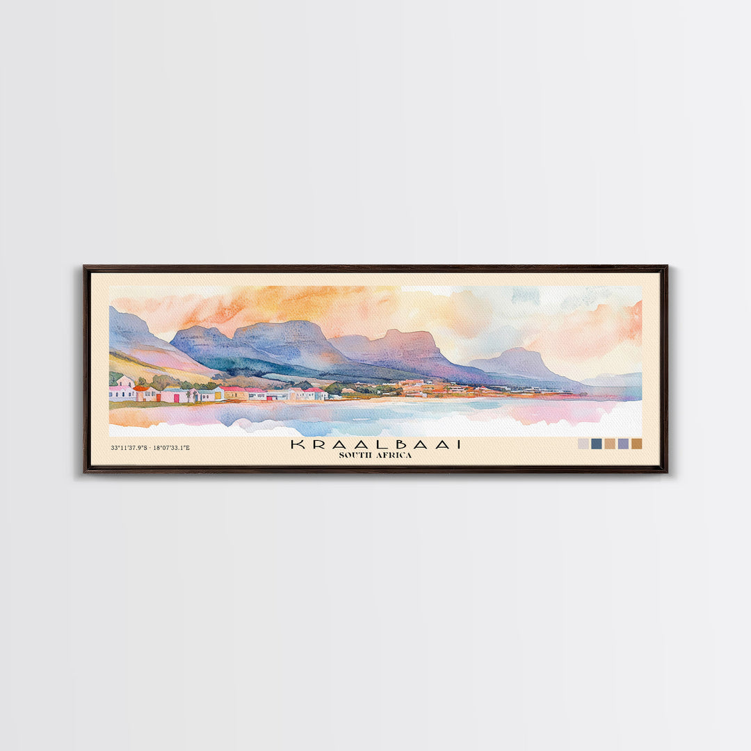Kraalbaai, South Africa Watercolor Print, Vacation Gift, South Africa Wall Art, Vacation Wall Art, Vacatation Memories, Beach Decor, Beach Or Lakehouse Art