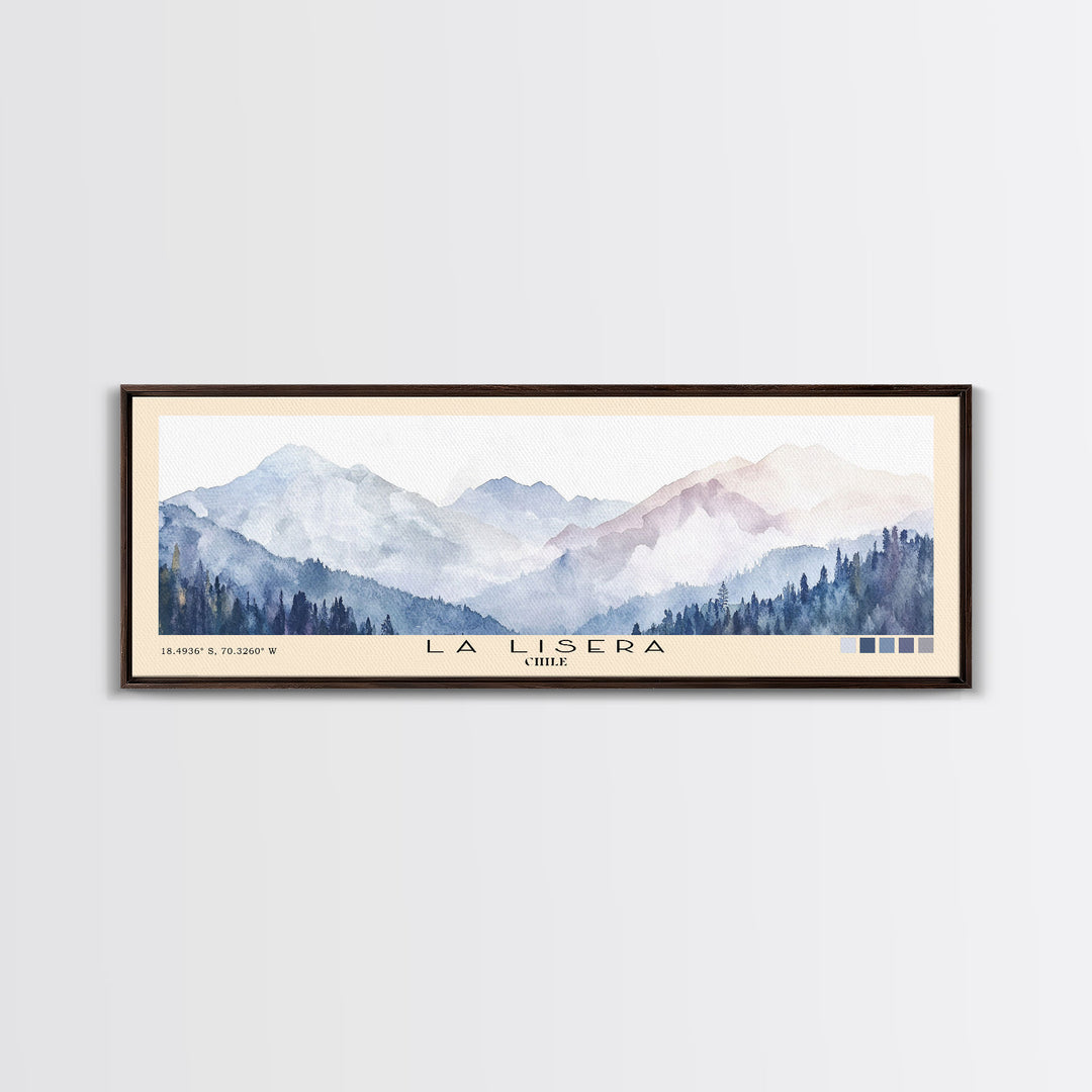 La Lisera, Chile Watercolor Print, Vacation Gift, Chile Wall Art, Beach Painting, Beach Decor, Beach Or Lakehouse Art