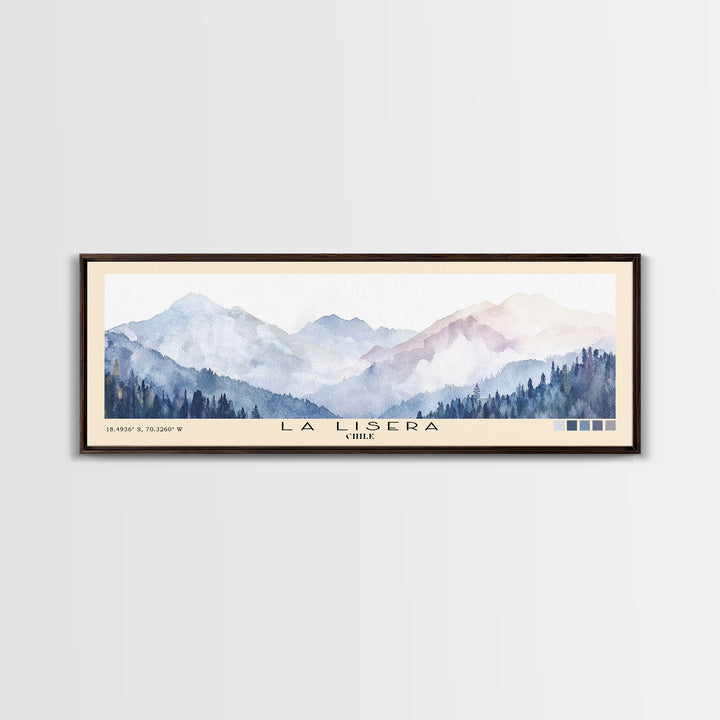 La Lisera, Chile Watercolor Print, Vacation Gift, Chile Wall Art, Beach Painting, Beach Decor, Beach Or Lakehouse Art