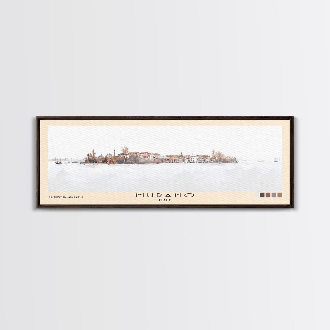 Murano, Italy Watercolor Print, Vacation Gift, Italy Wall Art, Vacation Wall Art, Vacatation Memories, Beach Decor, Beach Or Lakehouse Art