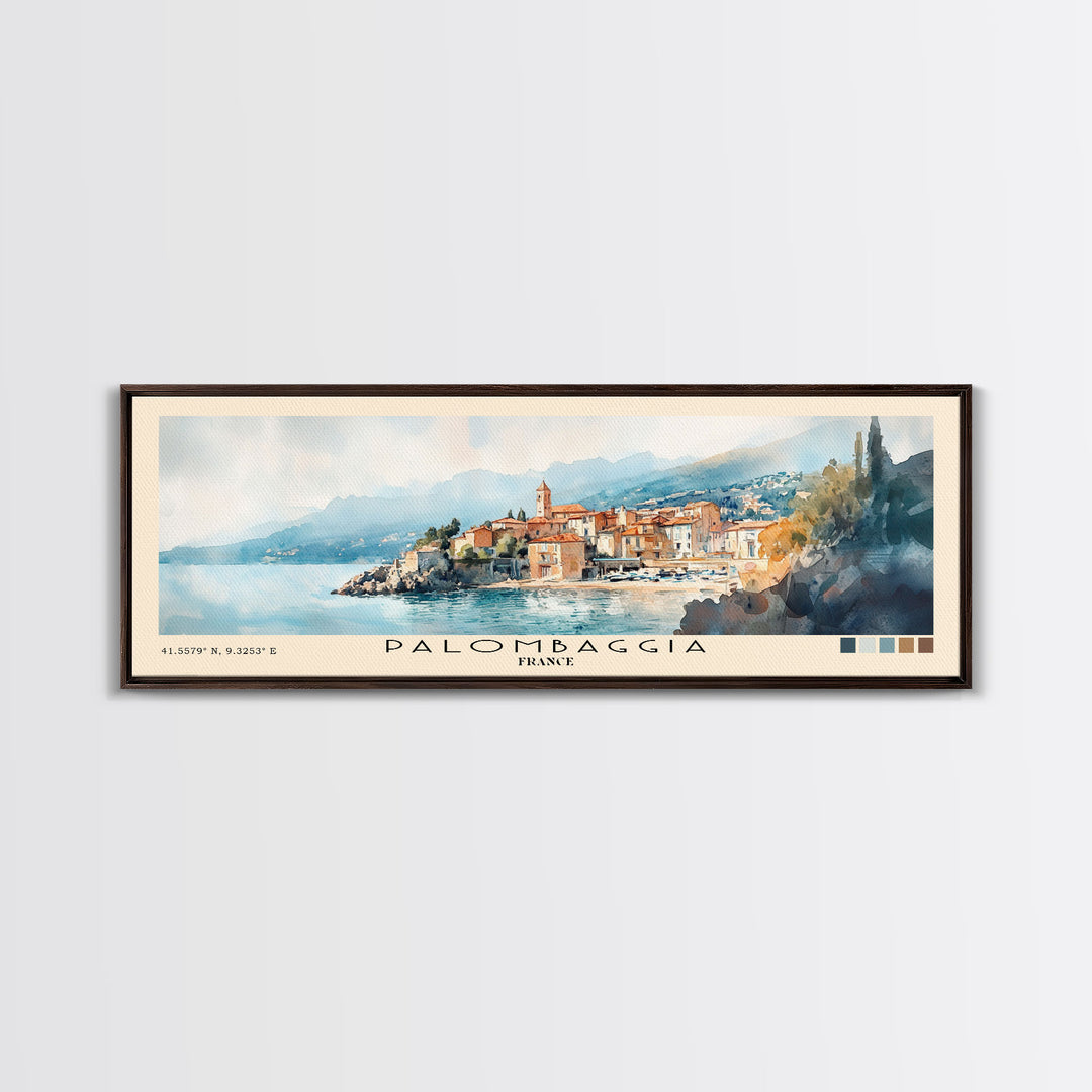 Palombaggia, France Watercolor Print, Vacation Gift, France Wall Art, Beach Painting, Beach Decor, Beach Or Lakehouse Art