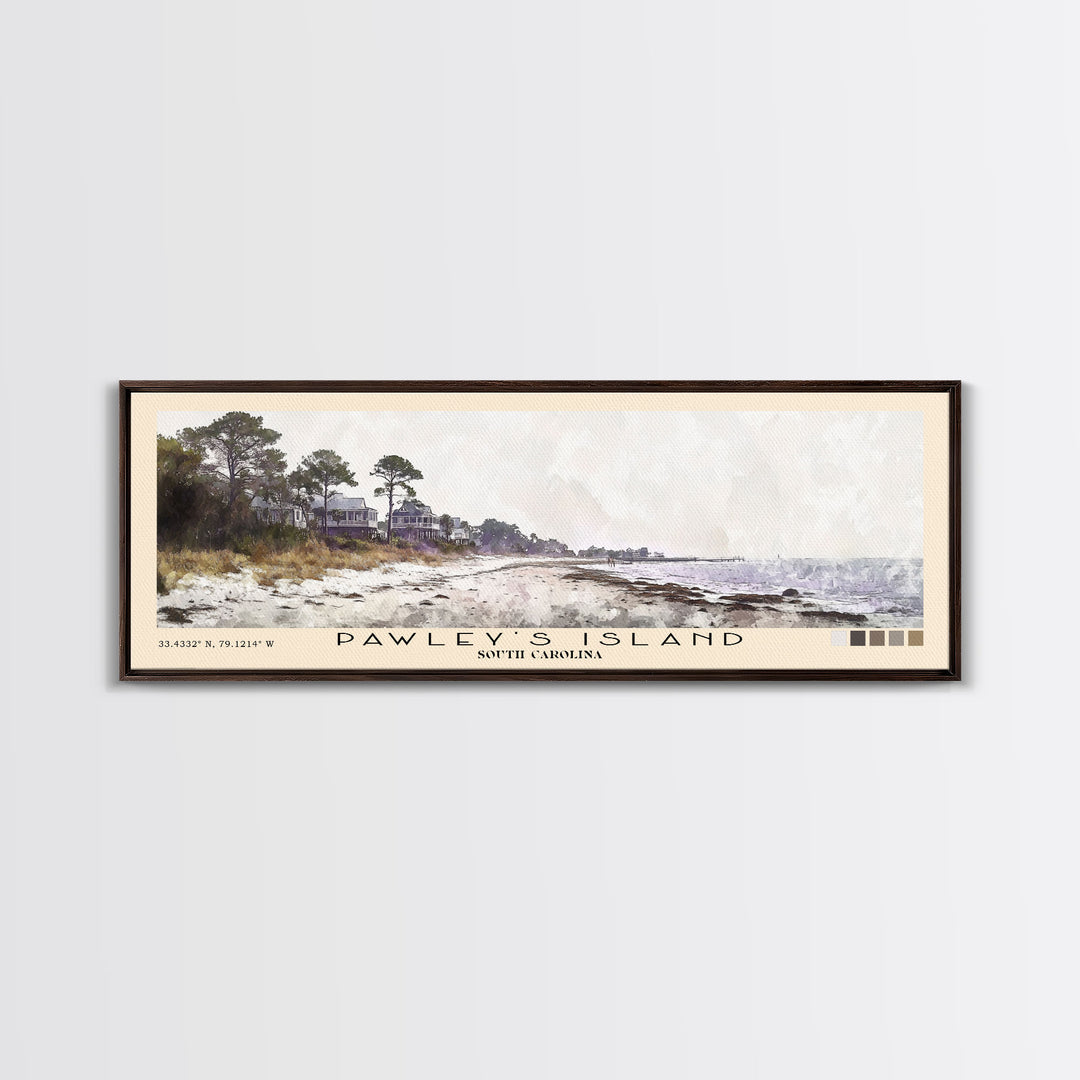 Pawley's Island, South Carolina Watercolor Print, Vacation Gift, South Carolina Wall Art, Beach Painting, Beach Decor, Beach Or Lakehouse Art