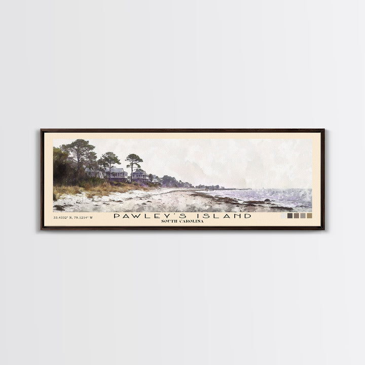 Pawley's Island, South Carolina Watercolor Print, Vacation Gift, South Carolina Wall Art, Beach Painting, Beach Decor, Beach Or Lakehouse Art