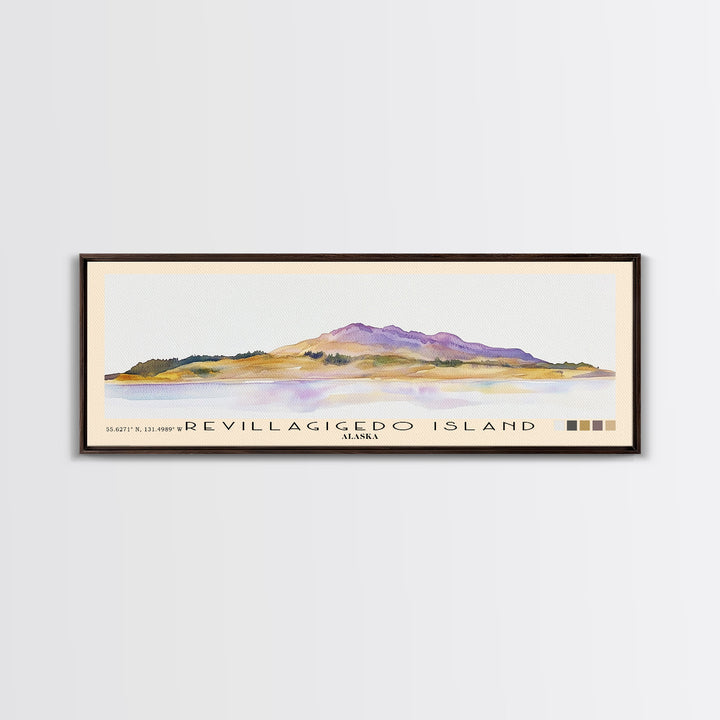 Revillagigedo Island, Alaska Watercolor Print, Vacation Gift, Alaska Wall Art, Vacation Wall Art, Vacatation Memories, Beach Decor, Beach Or Lakehouse Art
