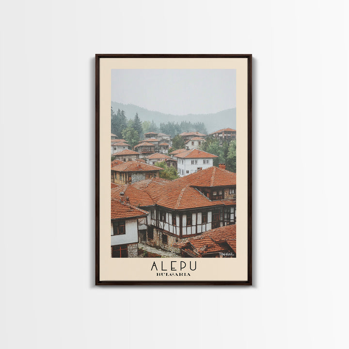Alepu, Bulgaria Watercolor Print, Vacation Gift, Bulgaria Wall Art, Beach Painting, Beach Decor, Beach Or Lakehouse Art