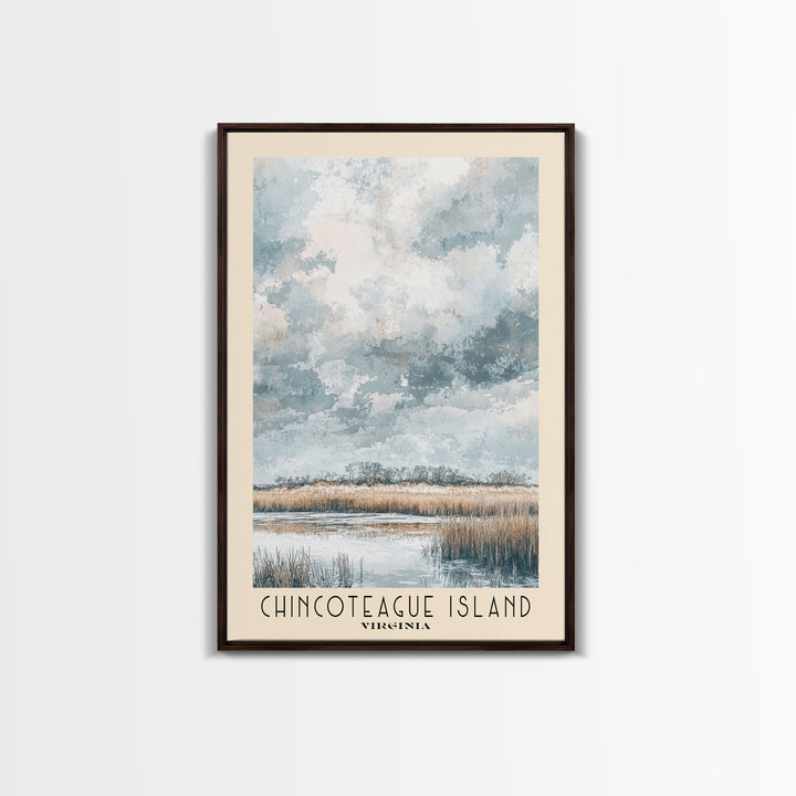 Chincoteague Island, Virginia Watercolor Print, Vacation Gift, Virginia Wall Art, Beach Painting, Beach Decor, Beach Or Lakehouse Art