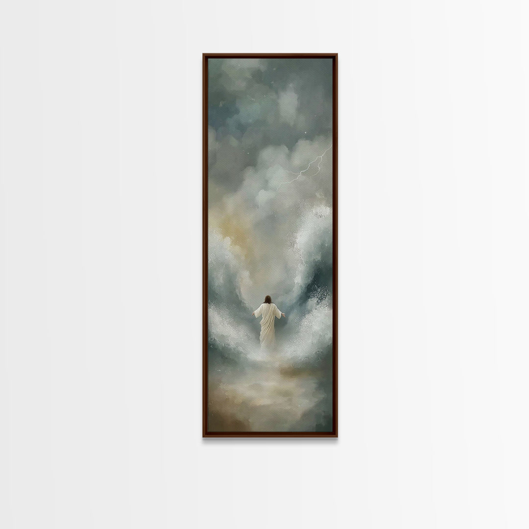 Rising Hope | Framed Canvas Print | Skinny Art | Christian Art Canvas | Jesus Painting | Christian Wall Art | Christmas Art