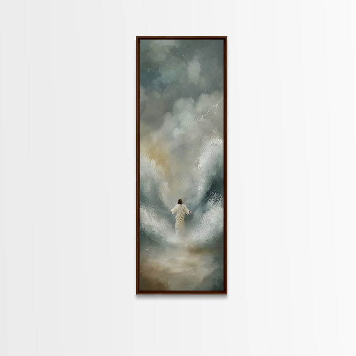 Rising Hope | Framed Canvas Print | Skinny Art | Christian Art Canvas | Jesus Painting | Christian Wall Art | Christmas Art