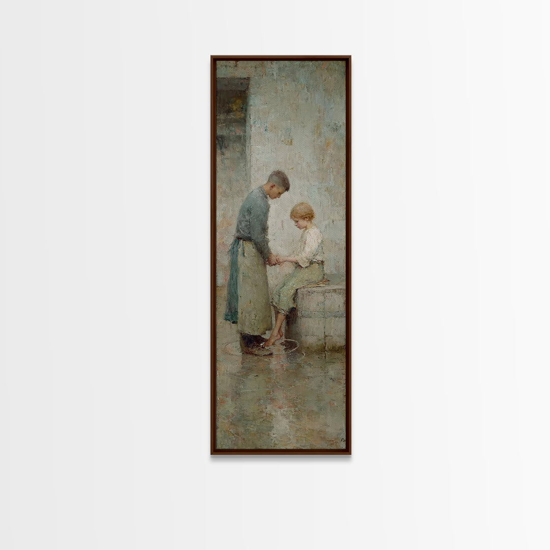 Compassionate Hands | Framed Canvas Print | Christian Art Canvas | Christian Gift Ideas | Christian Wall Art | Modern Christian Art | Narro