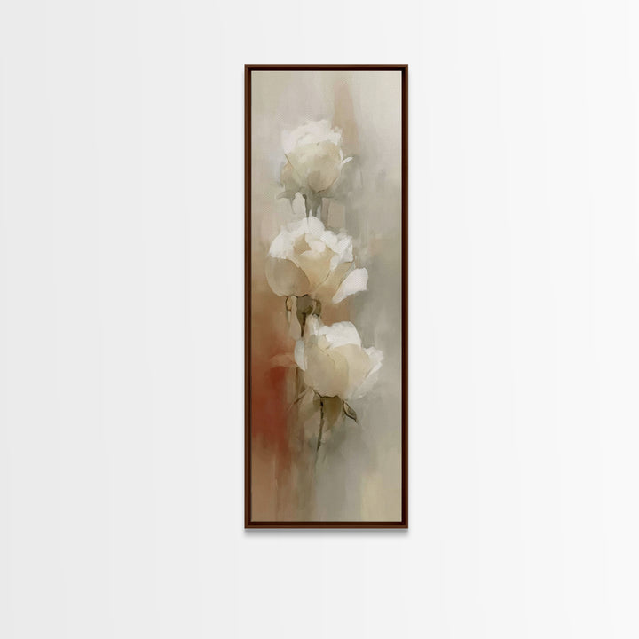 Blossoms Of Hope, Framed Canvas Print, Christian Wall Art, Christian Art Canvas, Christian Decor, Christian Gift Ideas, Tall Skinny Art Pri