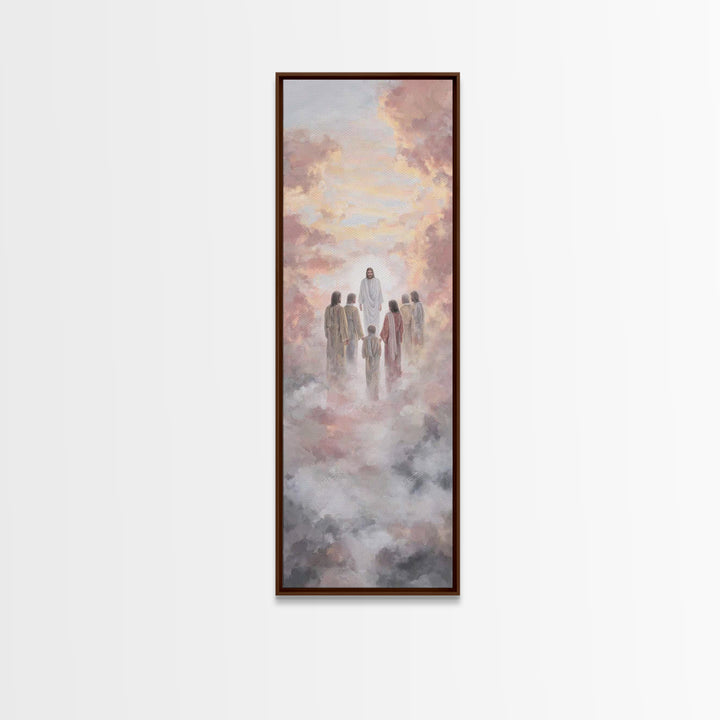 Celestial Disciples – Framed Canvas Print – Skinny Art – Christian Art Canvas – Christian Wall Art – Jesus Painting – Christian Christmas A