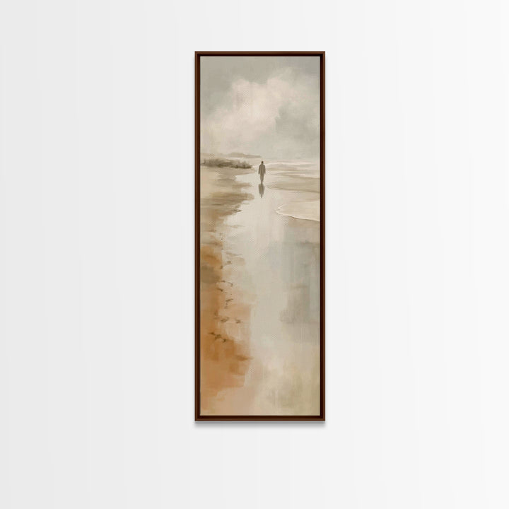 Dawn Of Peace – Framed Canvas Print – Christian Wall Art – Christmas Art – Tall Skinny Art Print – Christian Art Canvas – Jesus Painting