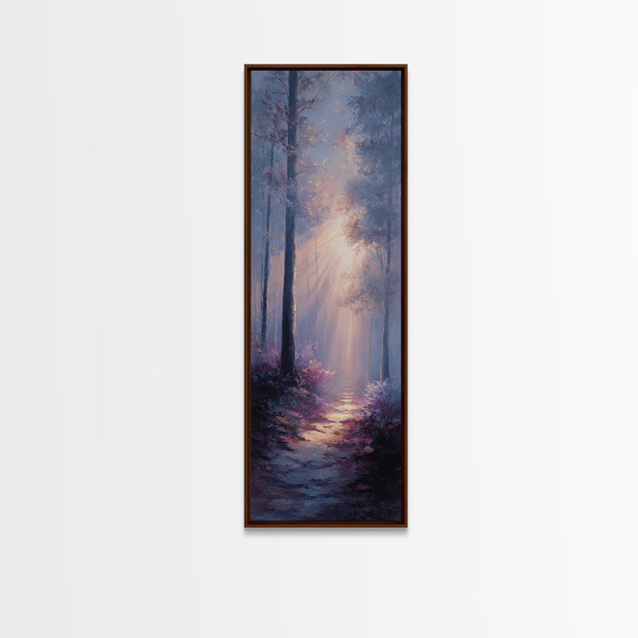 Forest Of Glory – Framed Canvas Print – Tall Narrow Wall Art – Christian Painting – Christian Art – Christian Art Canvas – Christian Wall A