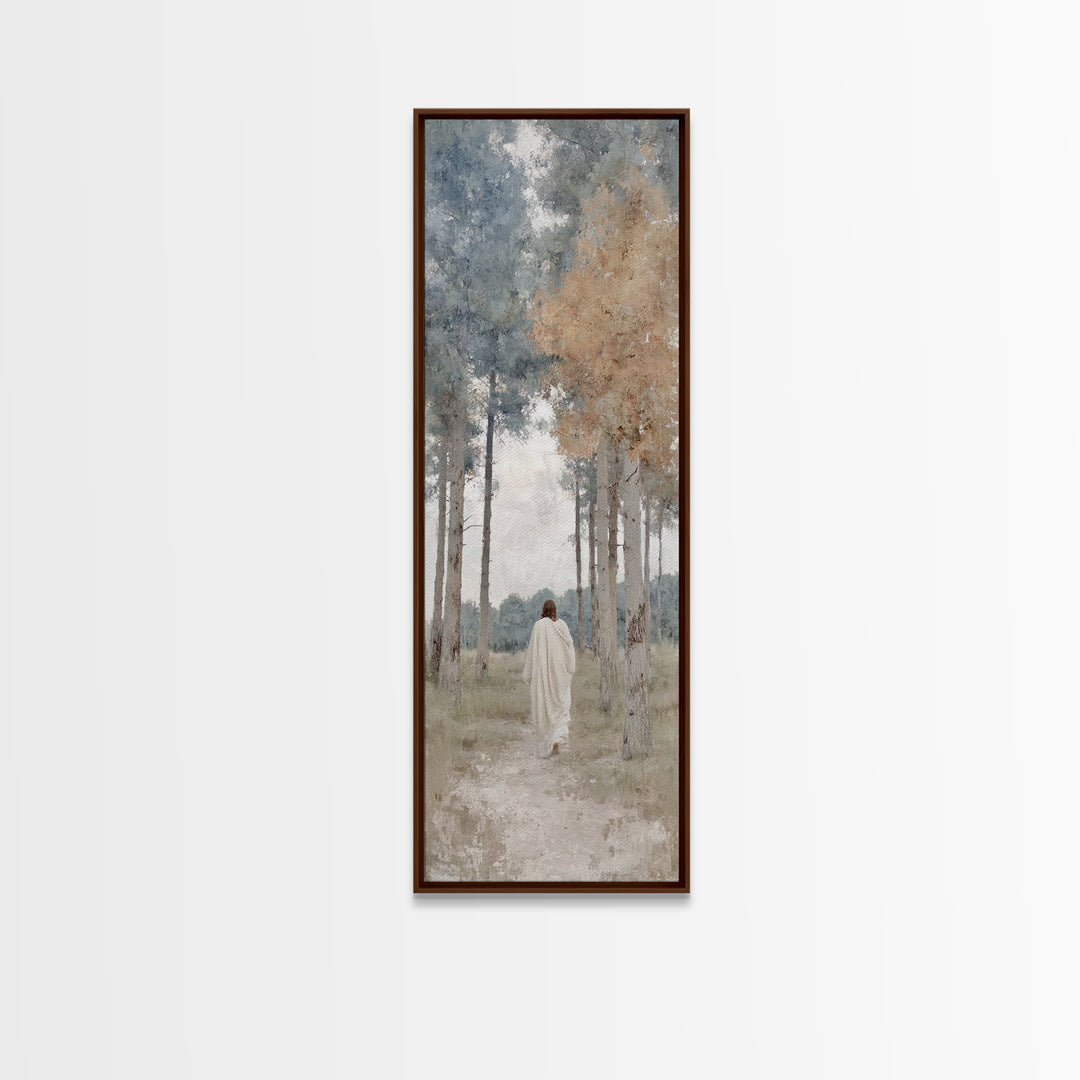 Morning Hope Way | Framed Canvas Print | Skinny Art | Christian Wall Art | Christian Painting | Christian Art Canvas | Christian Gift