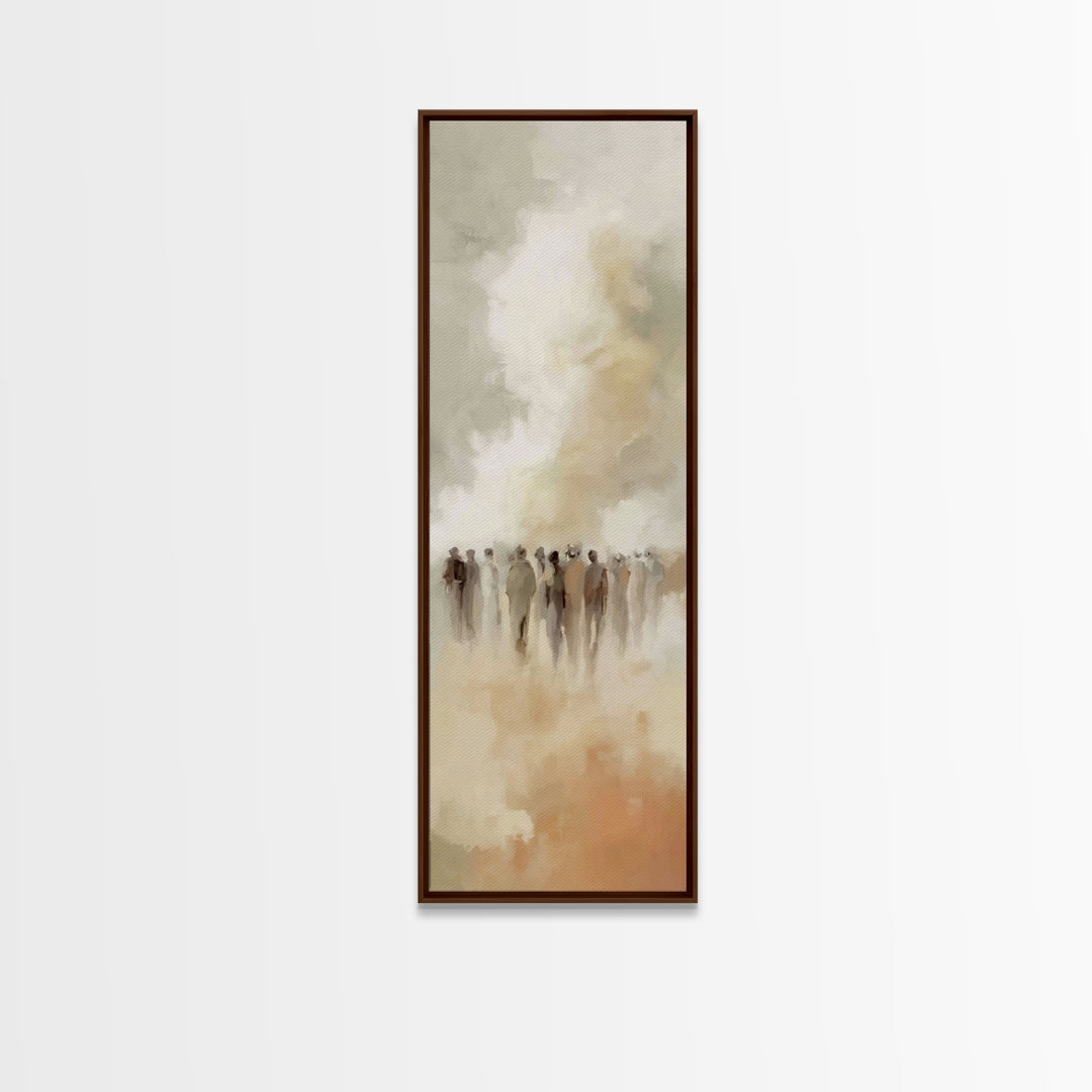 Cloudborn Gathering – Framed Canvas Print – Tall Narrow Wall Art – Christian Wall Art – Christian Art Canvas – Christian Painting – Christi
