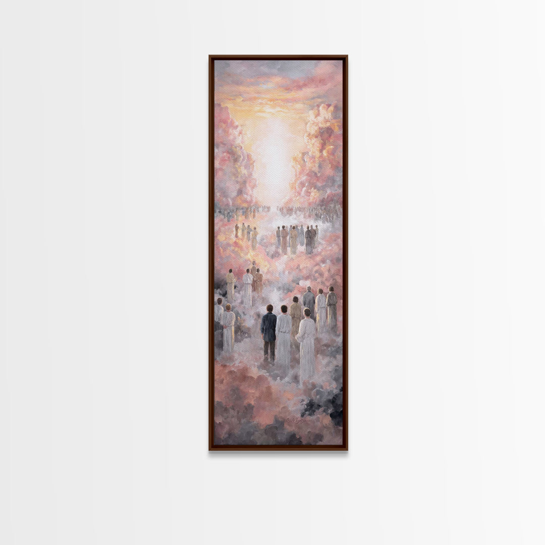 Path Of Glory – Framed Canvas Print – Narrow Art – Christian Art Print – Christian Wall Art – Christian Christmas Art – Jesus Painting – Ch
