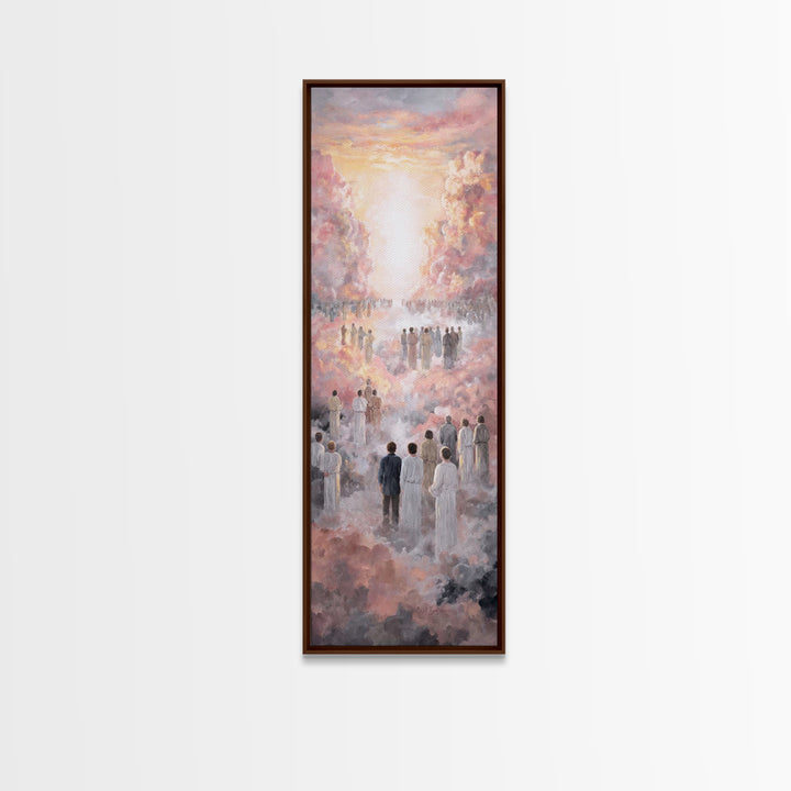 Path Of Glory – Framed Canvas Print – Narrow Art – Christian Art Print – Christian Wall Art – Christian Christmas Art – Jesus Painting – Ch