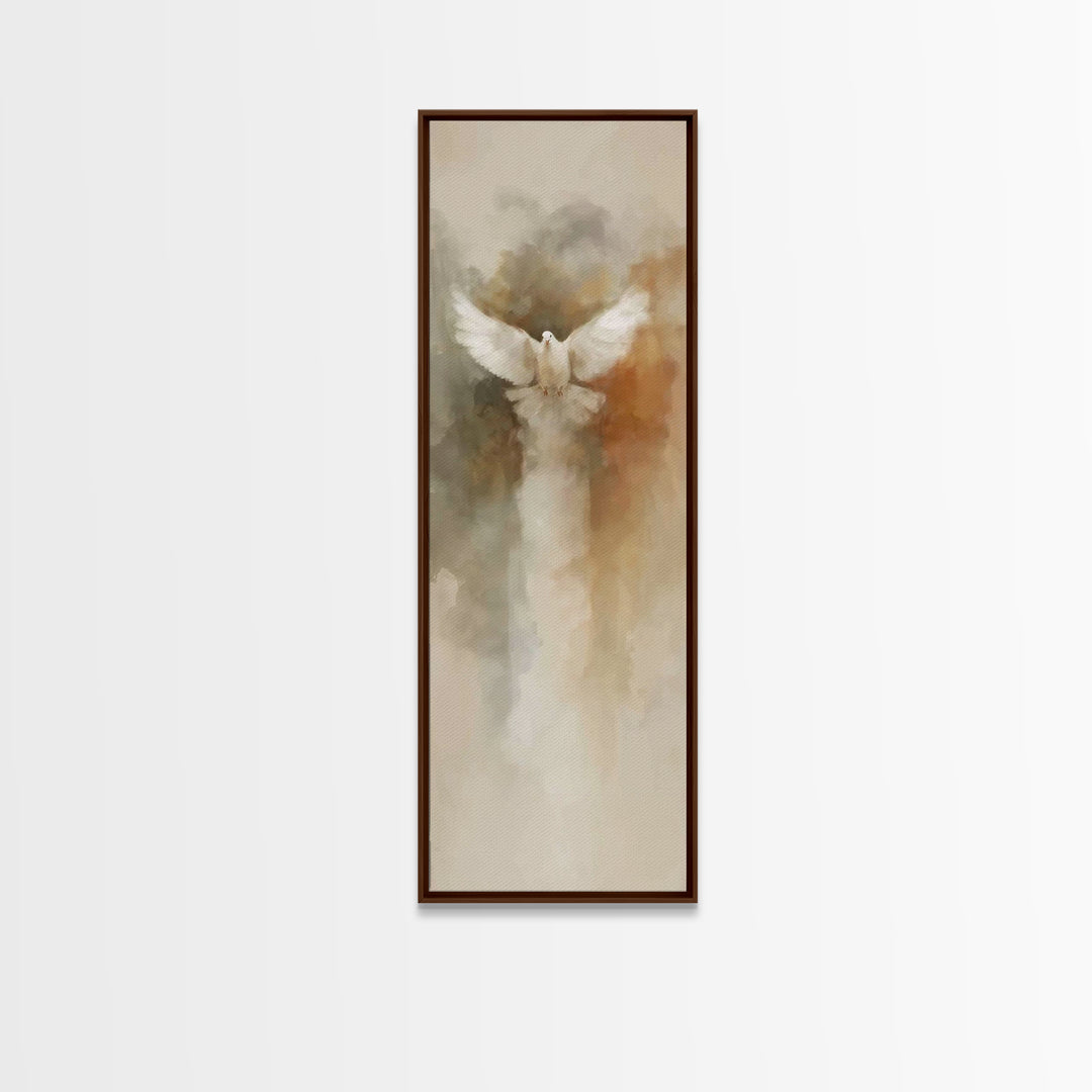Spirit Of Glory – Framed Canvas Print – Christian Art Print – Christian Wall Art – Skinny Art – Christian Christmas Art – Christian Art Can