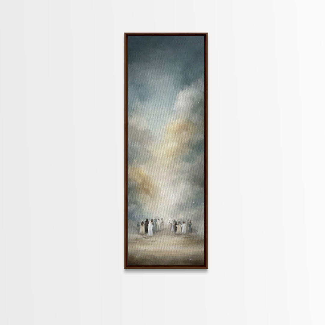 Rising Glory Vision – Framed Canvas Print – Skinny Art – Christian Art Canvas – Christian Art – Jesus Painting – Christian Wall Art – Chris
