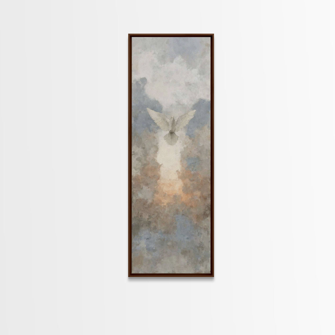 Ascending Grace | Framed Canvas Print | Christian Art Canvas | Jesus Painting | Christian Wall Art | Christmas Art | Christian Decor | Art
