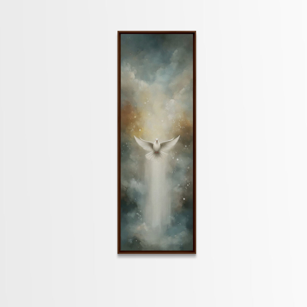 Radiance Of Peace – Framed Canvas Print – Christian Wall Art – Christian Art – Christian Art Canvas – Skinny Art – Christian Gift Ideas