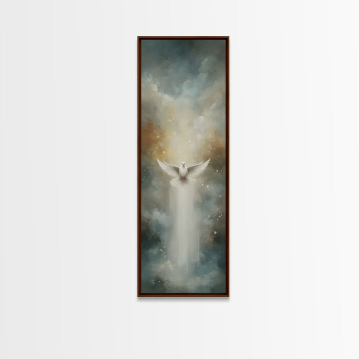 Radiance Of Peace – Framed Canvas Print – Christian Wall Art – Christian Art – Christian Art Canvas – Skinny Art – Christian Gift Ideas