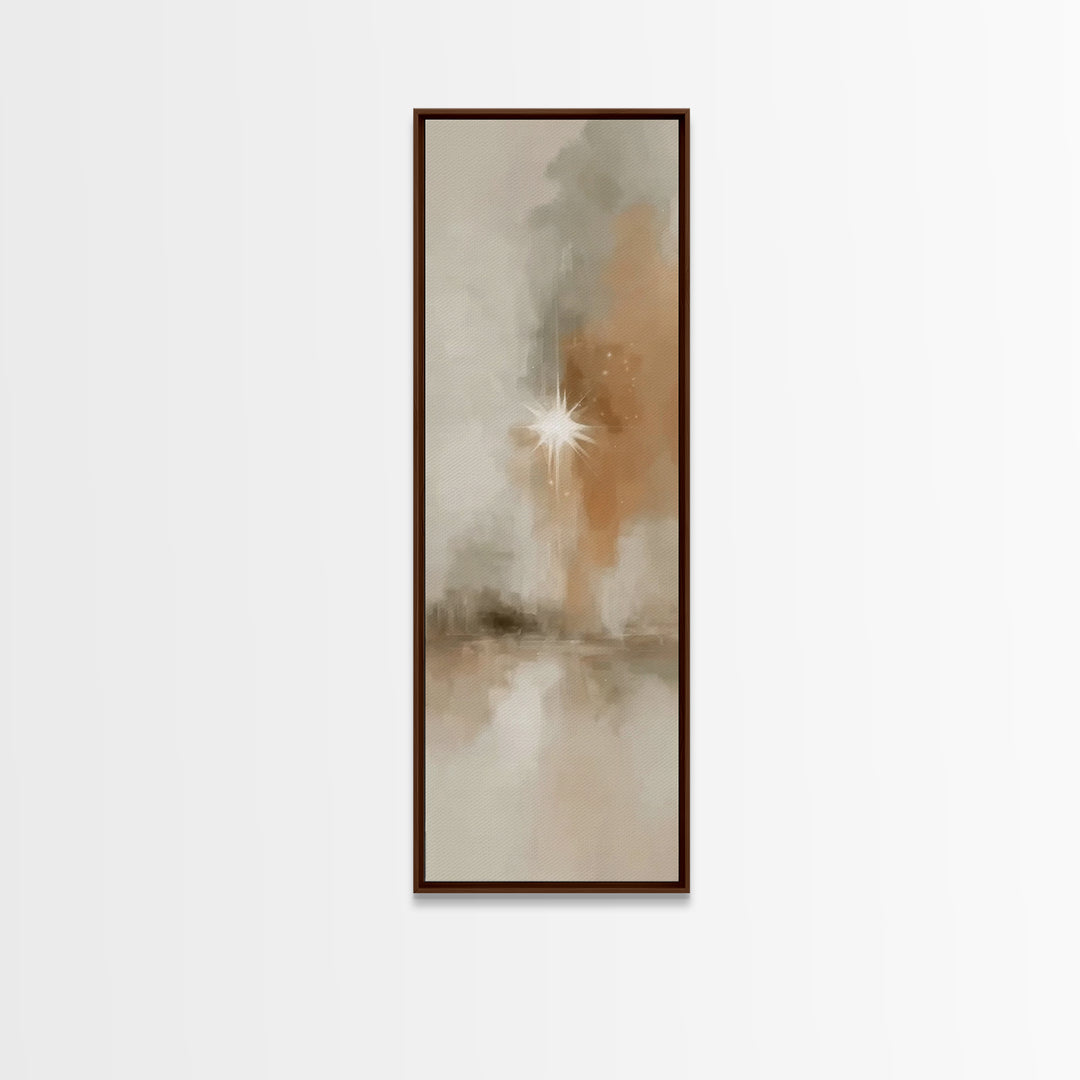 Redeemer Of Hope – Framed Canvas Print – Tall Narrow Wall Art – Christian Art – Jesus Painting – Christian Art Canvas – Christian Wall Art
