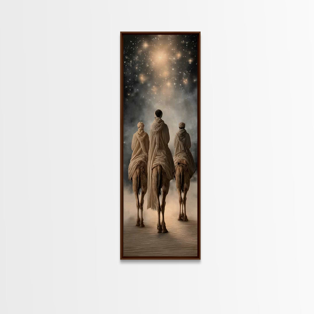 The Holy Ascent – Framed Canvas Print – Skinny Art – Christian Wall Art – Christian Christmas Art – Christian Painting – Christmas Art – Ch