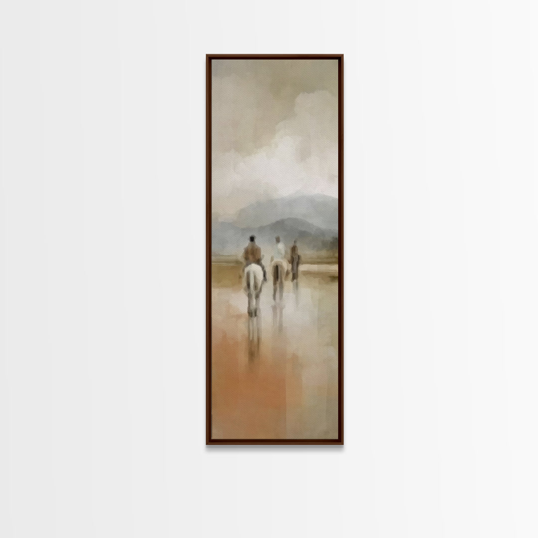 The Dawn of Wonder – Framed Canvas Print – Narrow Art – Christian Wall Art – Christian Art Canvas – Christian Christmas Art – Christmas Art