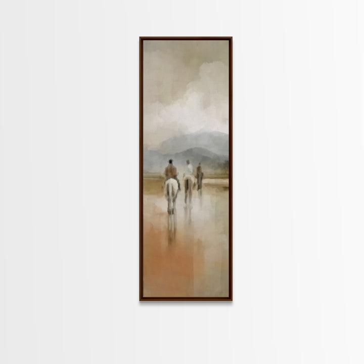 The Dawn of Wonder – Framed Canvas Print – Narrow Art – Christian Wall Art – Christian Art Canvas – Christian Christmas Art – Christmas Art