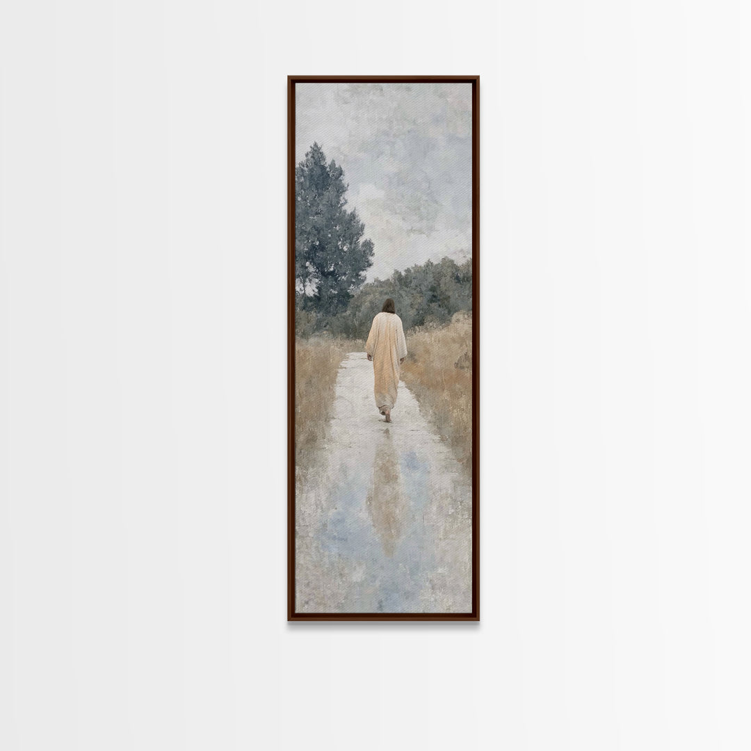 Journey Of Grace – Framed Canvas Print – Narrow Art – Christian Art Canvas – Christian Wall Art – Subtle Christian Art – Christmas Art