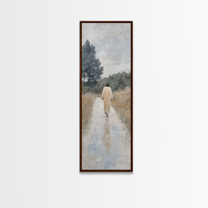 Journey Of Grace – Framed Canvas Print – Narrow Art – Christian Art Canvas – Christian Wall Art – Subtle Christian Art – Christmas Art